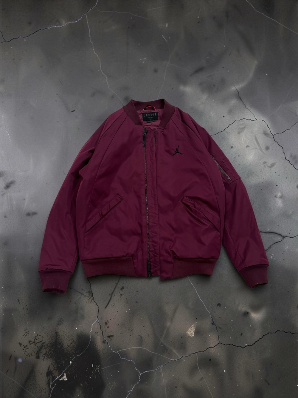 Jordan Men's Maroon Bomber Jacket